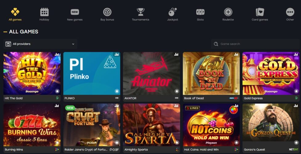 Игровые автоматы казино FairSpin
